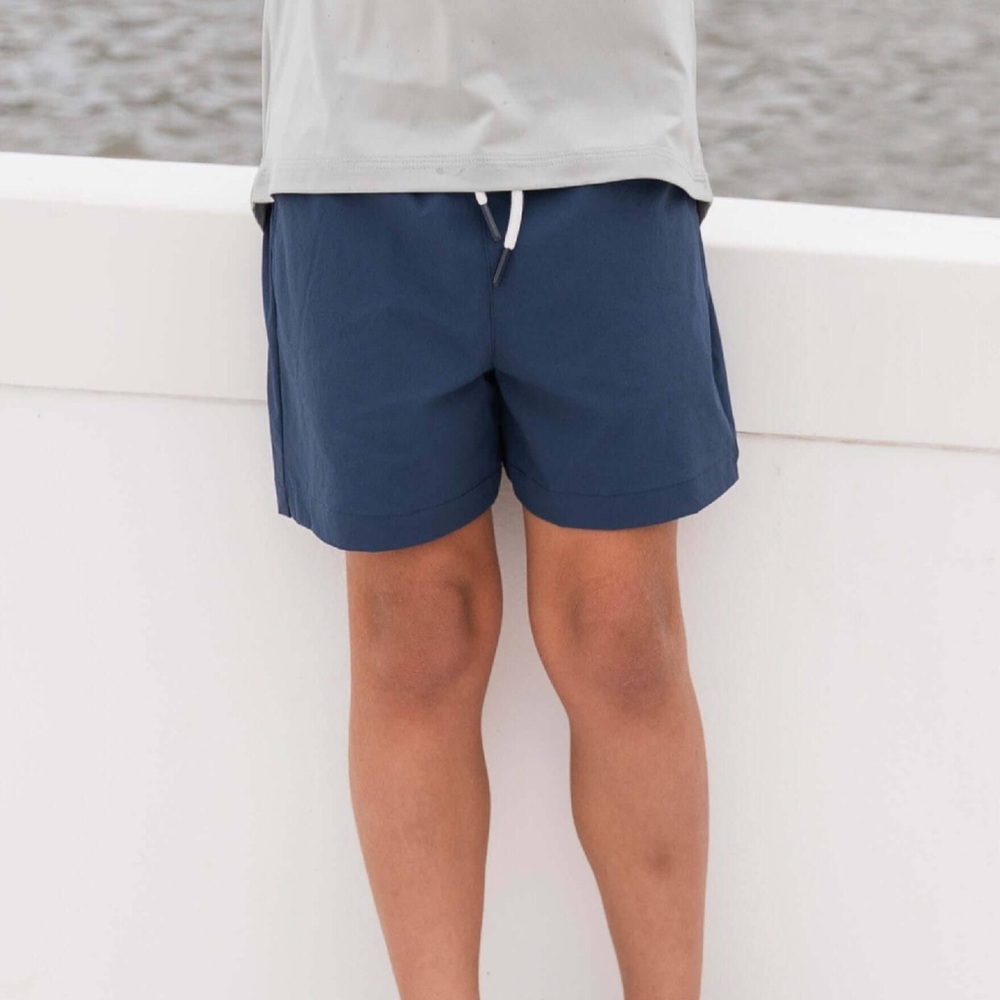 Saltwater Boys Topsail Navy Boys Performance Short